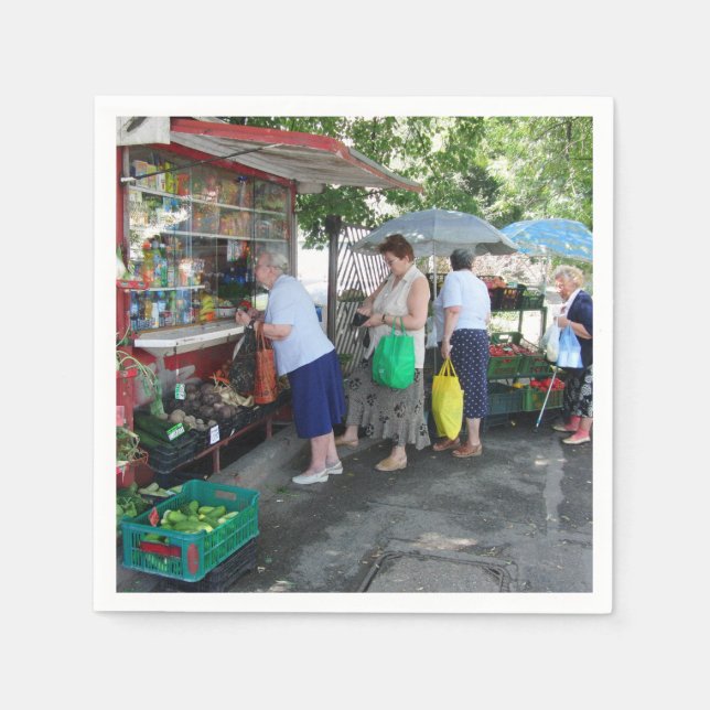 Polnisch Babushka Ladys Napkins! Brautparty! Serviette (Vorderseite)