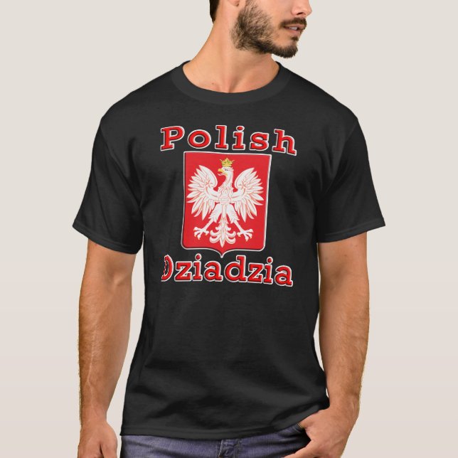 Polnisch Dziadzia Eagle T-Shirt (Vorderseite)
