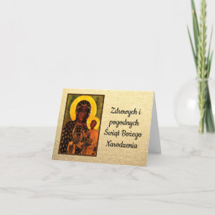 Polnisch frohe Weihnachten Wesołych Świąt Unsere D Karte