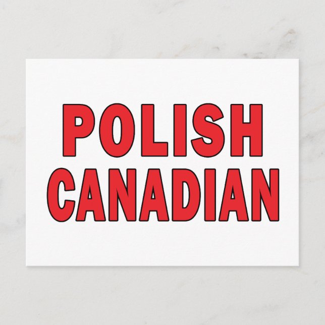 Polnisch-Kanadier Postkarte (Vorderseite)
