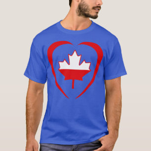 Polnisch-kanadische multinationale Patrioten-Flagg T-Shirt