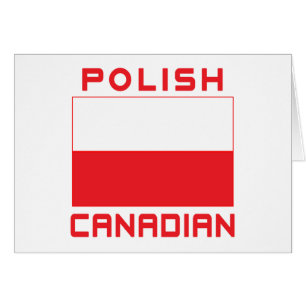 Polnisch-kanadische Polnische Flagge