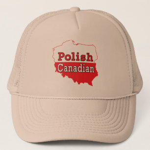 Polnisch-Kanadische Polnische Karte Truckerkappe