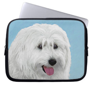 Polnisch Lowland Sheepdog Painting - Hundekunst Laptopschutzhülle