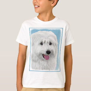 Polnisch Lowland Sheepdog Painting - Hundekunst T-Shirt