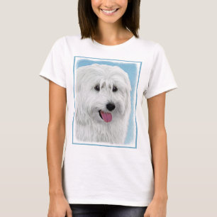 Polnisch Lowland Sheepdog Painting - Hundekunst T-Shirt
