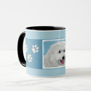 Polnisch Lowland Sheepdog Painting - Hundekunst Tasse