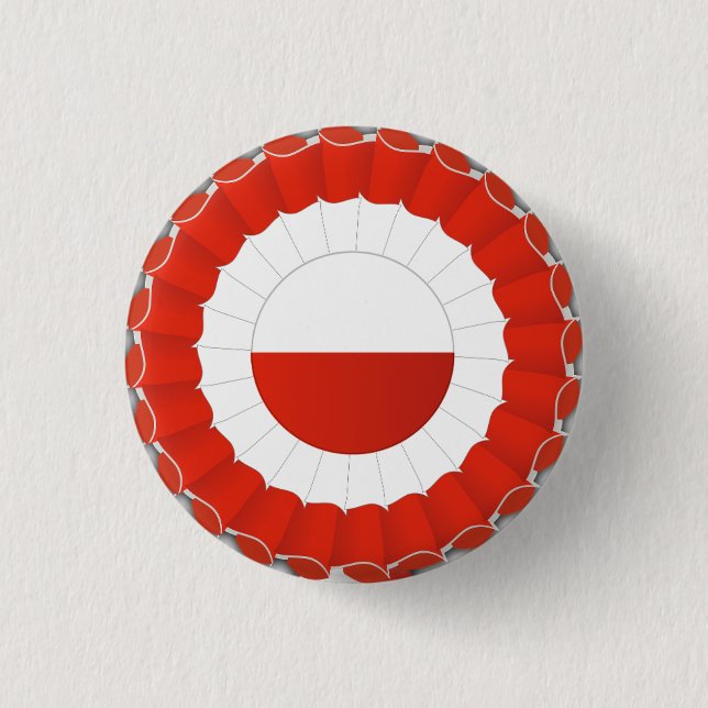 Polnisch Polen Unabhängigkeitstag Cotillion Button (Vorderseite)