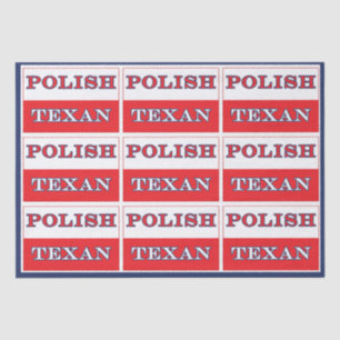 Polnisch-Polnische Flagge Seidenpapier