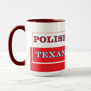 Polnisch-Polnische Flagge Tasse