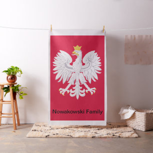 Polnisch Polnischer Adler Polen Symbol Stoff