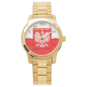Polnisch Polska Polski AdlerEmblem Armbanduhr