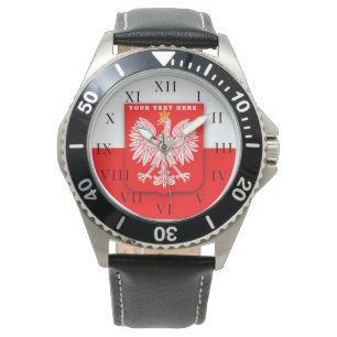 Polnisch Polska Polski AdlerEmblem Armbanduhr