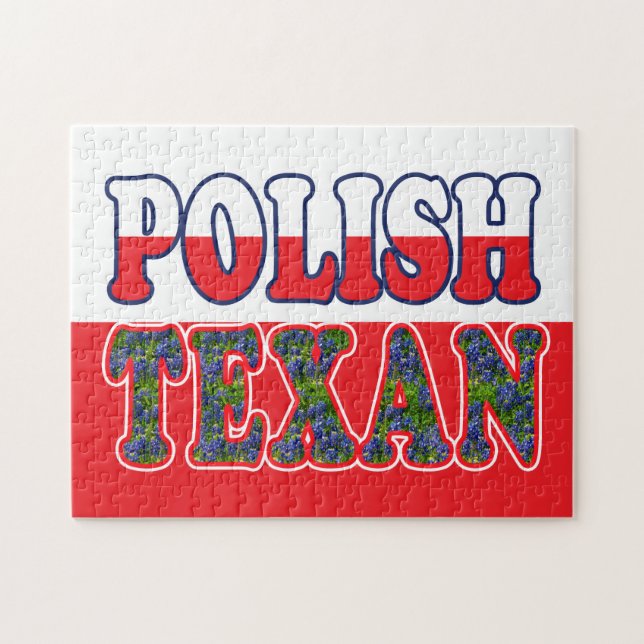 Polnisch Texan Bluebonnets Puzzle (Horizontal)