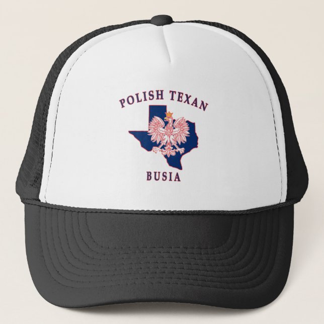 Polnisch Texan Busia Truckerkappe (Vorderseite)