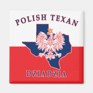 Polnisch Texan Dziadzia Magnet