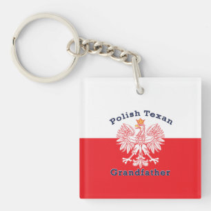 Polnisch Texan Eagle Großvater Schlüsselanhänger