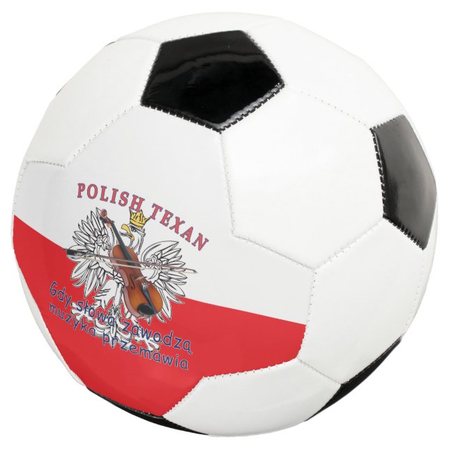 Polnisch Texan Eagle Music Speaks Fußball (Dreiviertel)