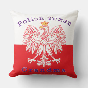 Polnisch Texan Eagle Oma Kissen