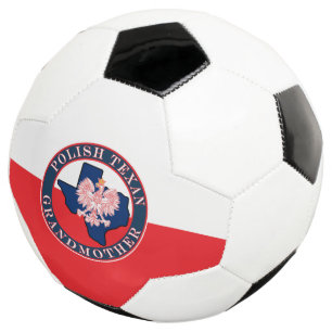 Polnisch Texan Großmutter Round Fußball