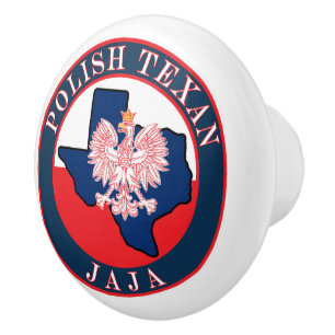 Polnisch Texan Jaja Round Keramikknauf