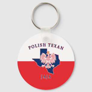 Polnisch Texan Jaja Schlüsselanhänger
