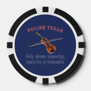 Polnisch Texan Music Speaks Pokerchips