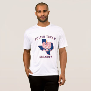 Polnisch Texan Opa T-Shirt