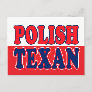 Polnisch Texan Postkarte