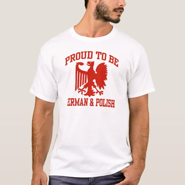 Polnisch und Deutsch T-Shirt (Vorderseite)