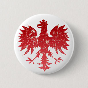 Polnische Adler-Schaltfläche Button