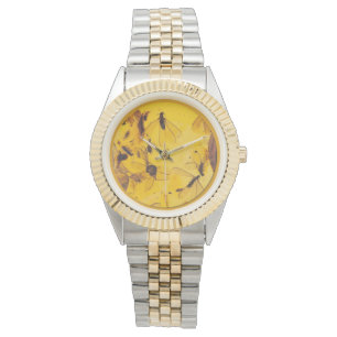Polnische bernsteinfarbige Insekten-Uhr Armbanduhr
