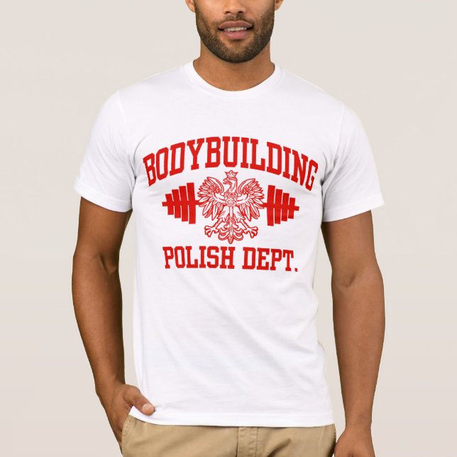 Polnische Bodybuilding T-Shirt (Vorderseite)