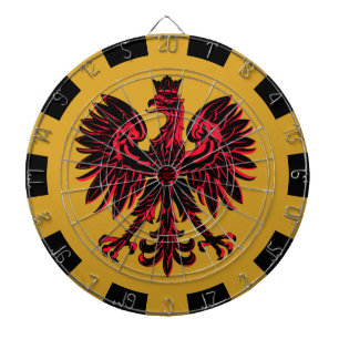 Polnische Dartboard-, Adler- und Flag-Darts / Spie Dartscheibe