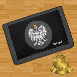 Polnische Flagge & Adler, Polen Modeurlaub/Sport Tri-fold Geldbeutel<br><div class="desc">WALLETS: Polen & Adler,  Polnische Flagge Mode - Liebe mein Land,  Reisen,  Urlaubsgeschenke,  Nationalpatrioten / Sportfans</div>