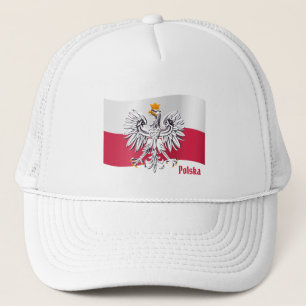 Polnische Flagge & Adler, Polen - Polska/Sportfans Truckerkappe