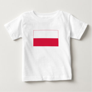 Polnische Flagge Baby T-shirt