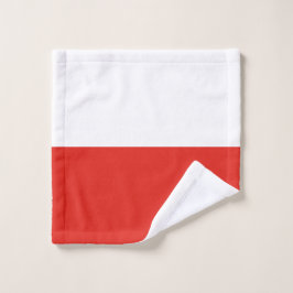 Polnische Flagge Badhandtuch Set