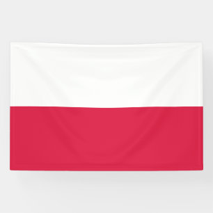 Polnische Flagge Banner