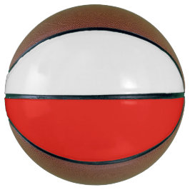 Polnische Flagge Basketball