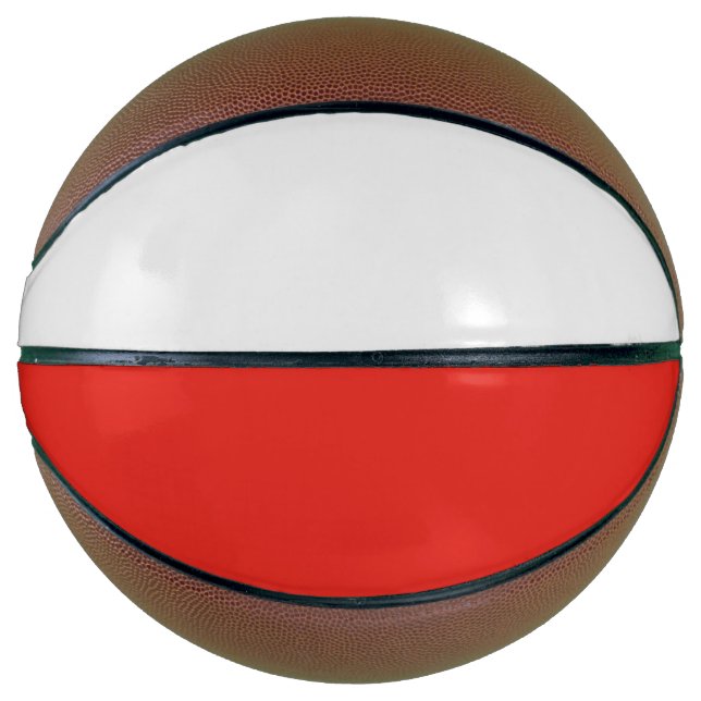 Polnische Flagge Basketball (Vorderseite)
