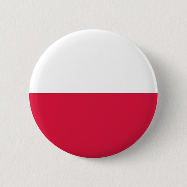 Polnische Flagge Button (Vorderseite)