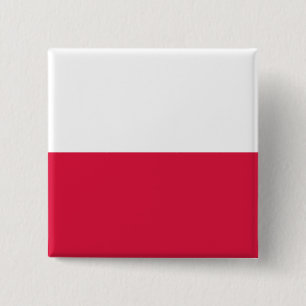polnische Flagge Button
