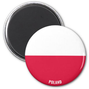 Polnische Flagge Charming Patriotic Magnet