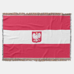 polnische Flagge Decke