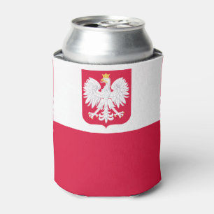 Polnische Flagge Dosenkühler