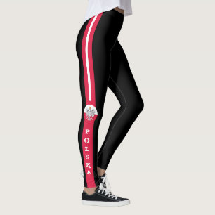 Polnische Flagge Eagle & Polen Modepatrioten /spor Leggings