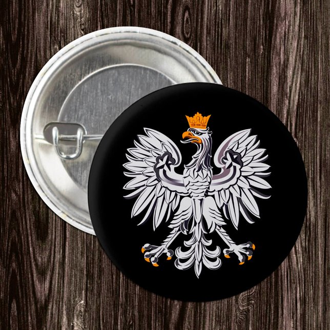 Polnische Flagge, Eagle & Polnische Mode /Sport Button (Von Creator hochgeladen)