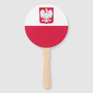 Polnische Flagge Fächer