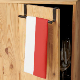 Polnische Flagge Geschirrtuch